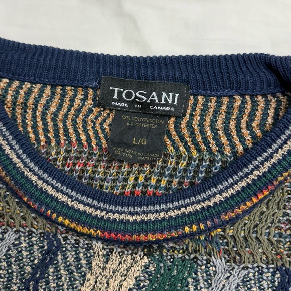 VTG Tosani Coogi Knit Sweater - Picture 4 of 4